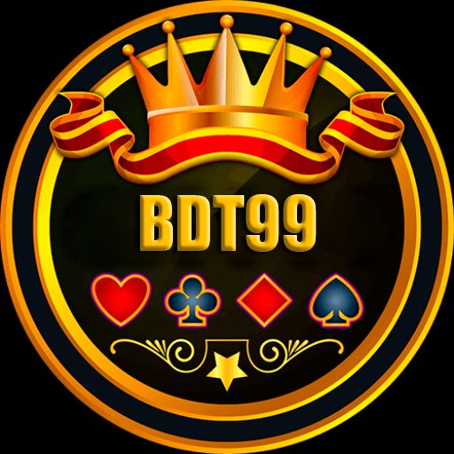 BDT99 themed cartoon characters with a smartphone, rewards icons, and Bangladesh-inspired colors